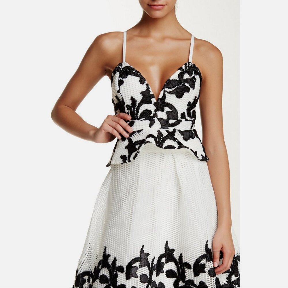 Bariano Riviera Peplum Top